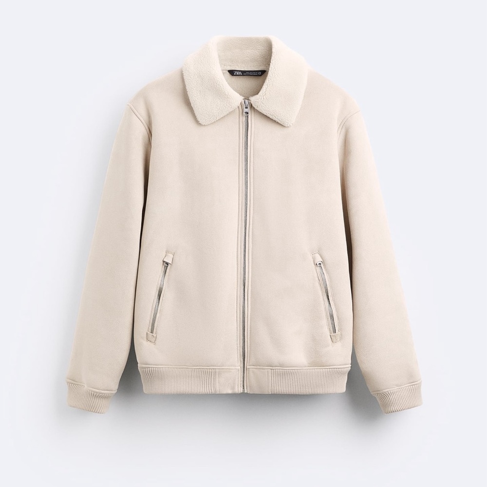 FAUX SUEDE JACKET